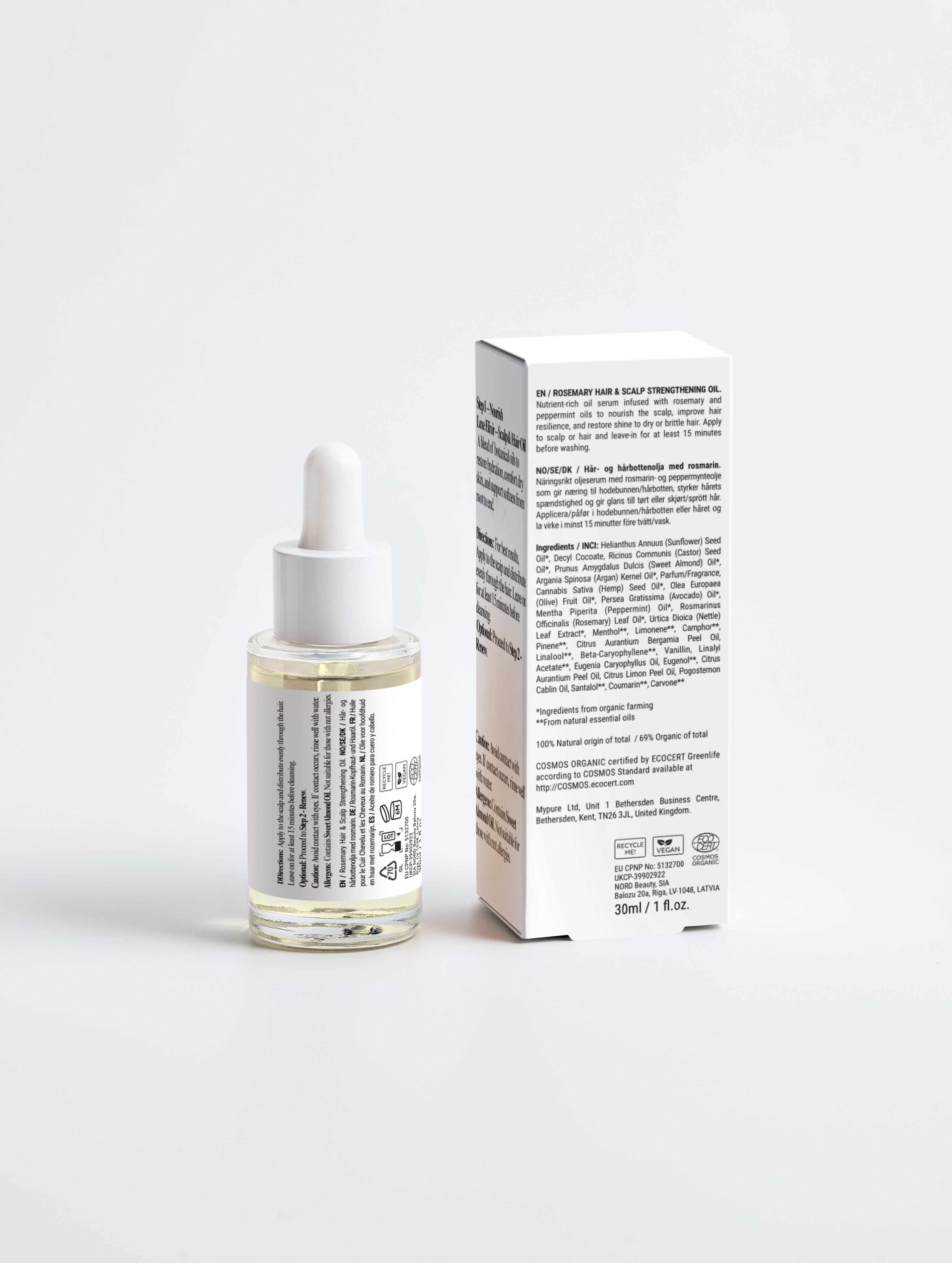 Luxe Elixir™ Rosemary Hair & Scalp Strengthening Oil - 30ml
