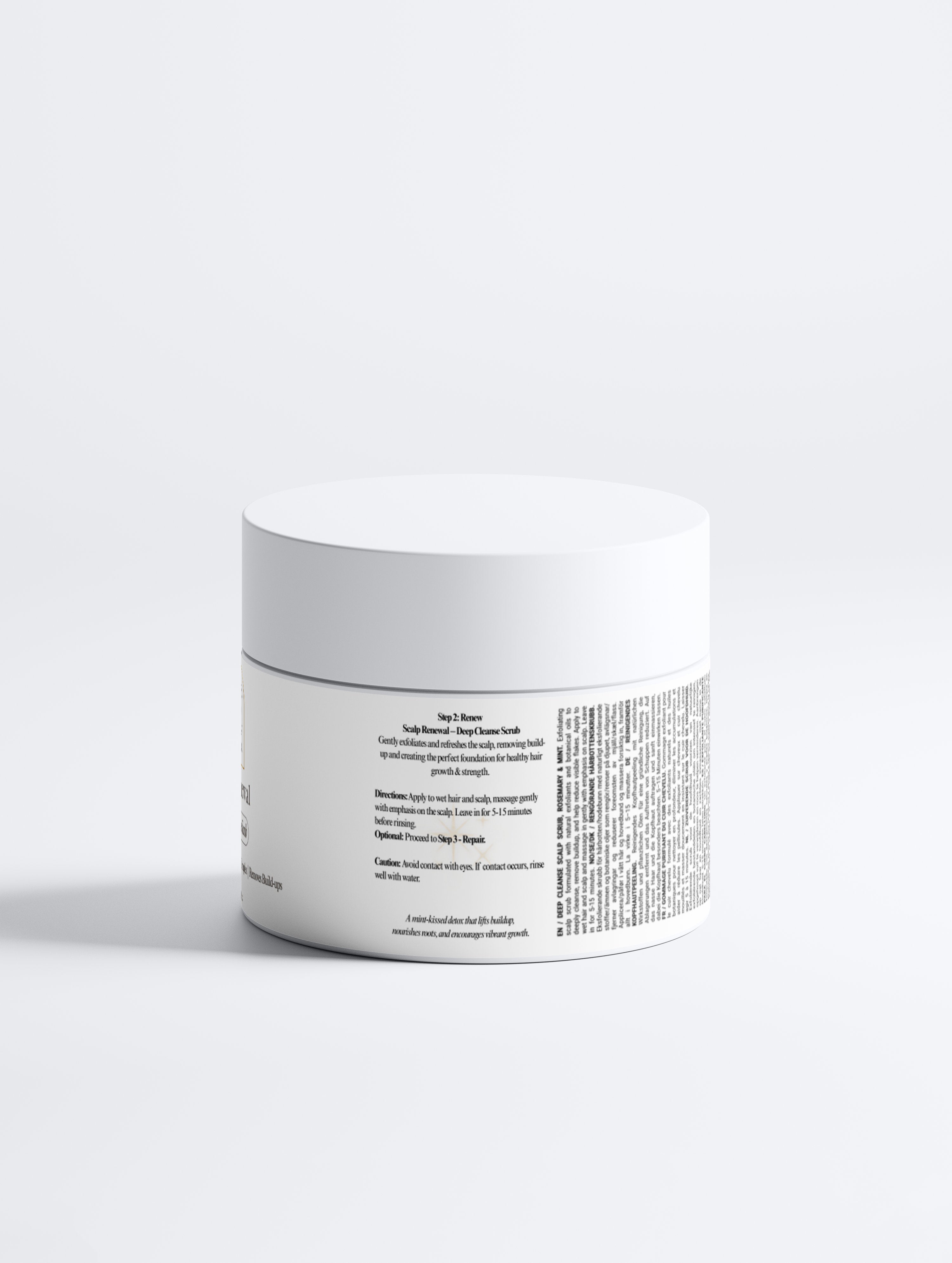 Scalp Renew - Deep Cleanse Scalp Scrub, Rosemary & Mint - 170ml
